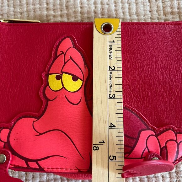 Loungefly Disney Little Mermaid Sebastian Fanny Pack Waist Bag Red WDTB15490619 - Picture 10 of 11